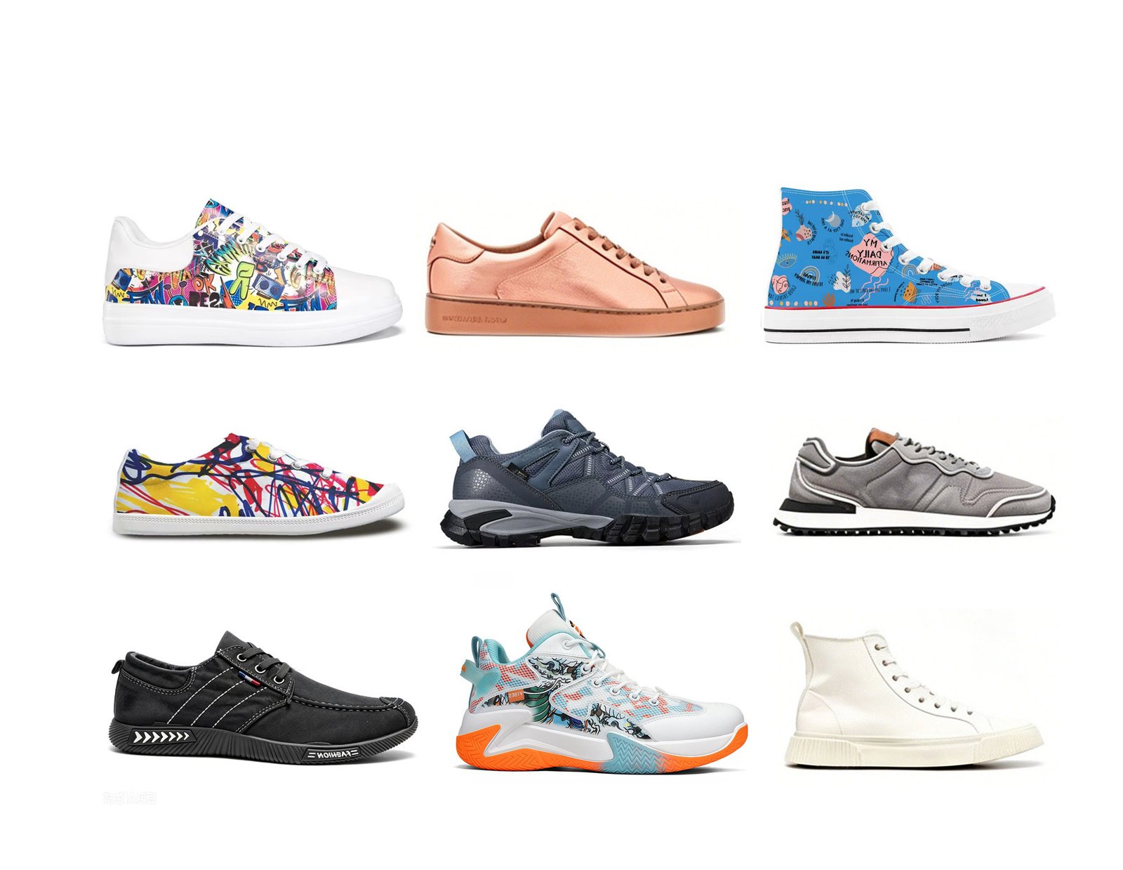 Custom shoe styles