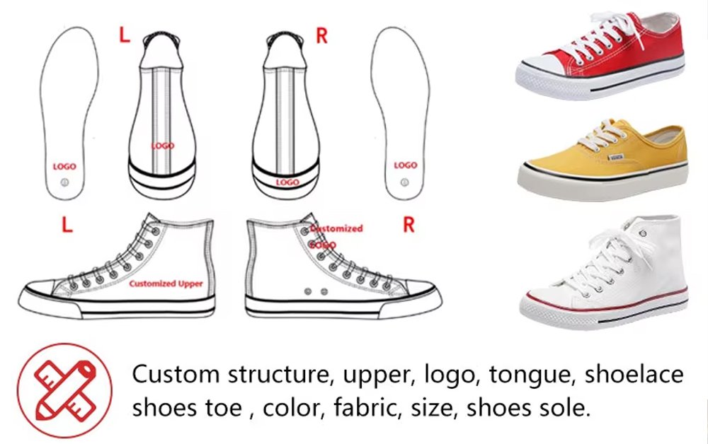 Custom Canvas Shoes Factory Customization Services