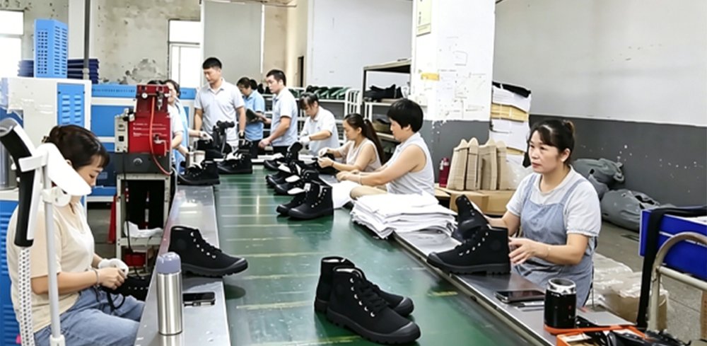Custom Shoes Manufacturer Factory Diagram