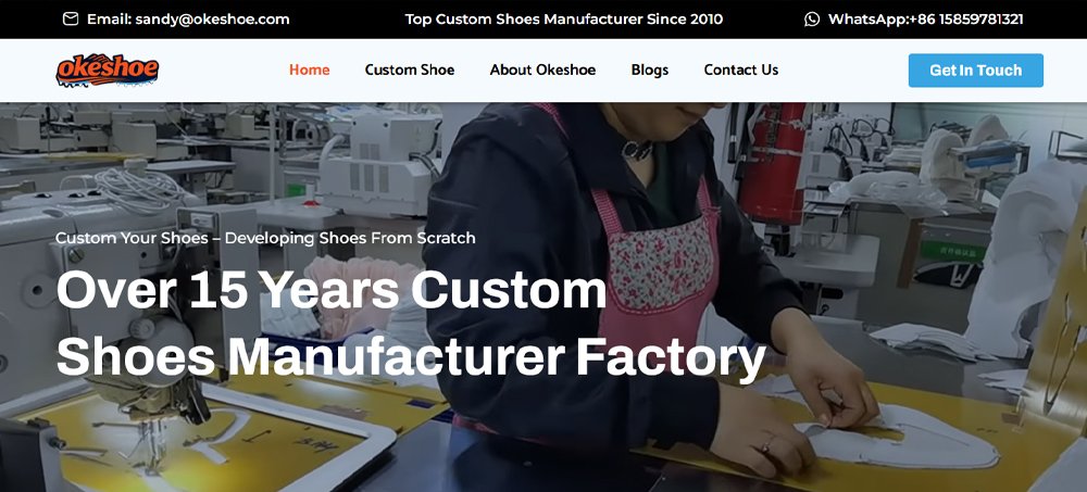 Okeshoe Custom Shoes Manufacturer