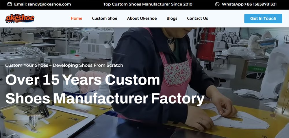 Okeshoe Private Label Sneaker Manufacturers