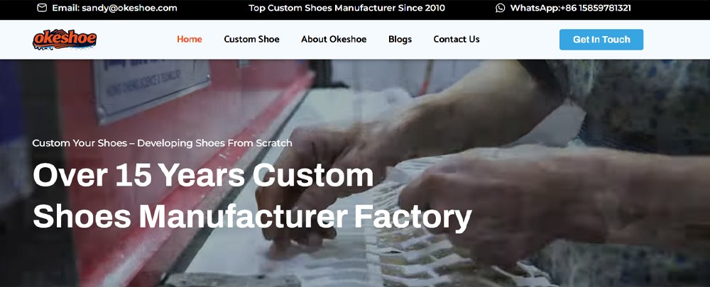 Okeshoe Tennis Shoes Manufacturer