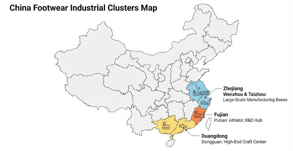 China Shoe Factory Manufacturers Distribution