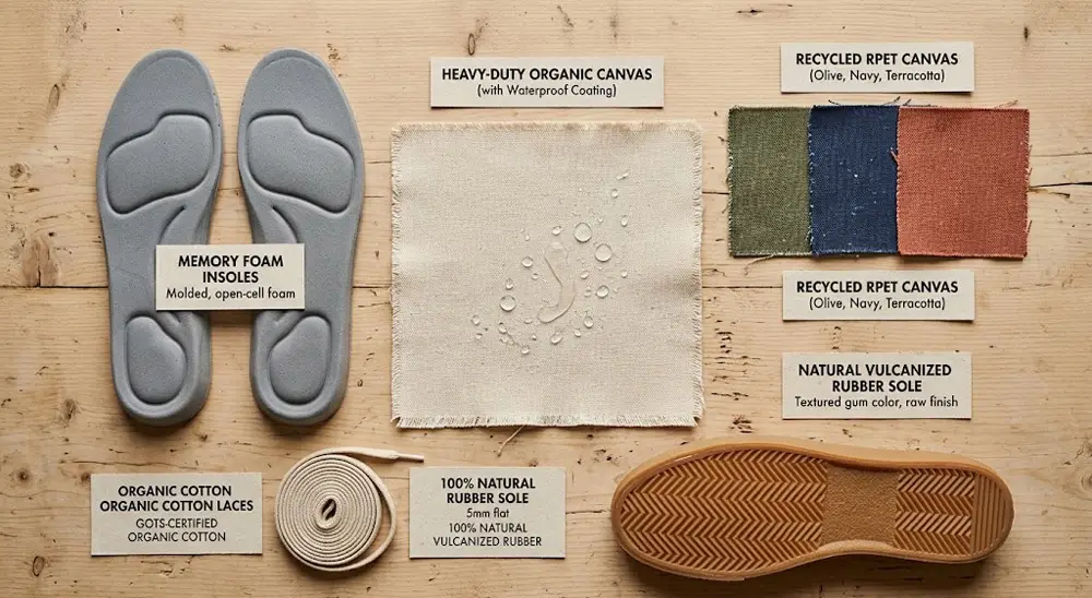 Custom Canvas Shoes Supplier 2026 Material Trends