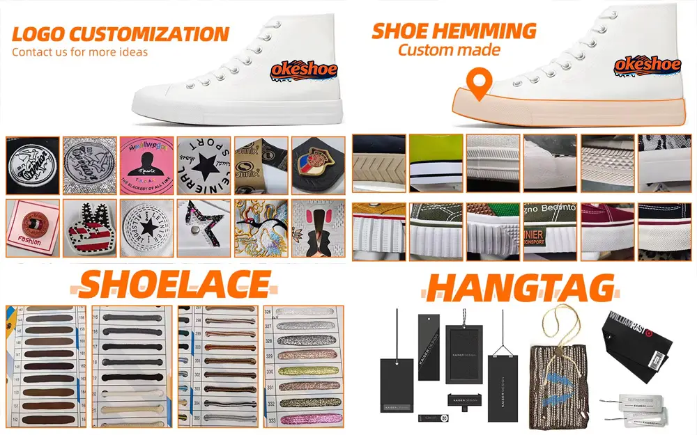 Custom Canvas Shoes Supplier Customization Options